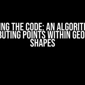 Cracking the Code: An Algorithm for Distributing Points within Geometric Shapes